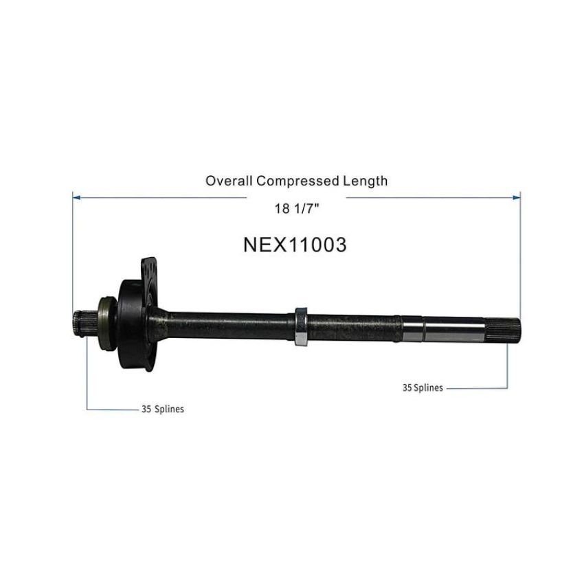 GSP NEX11003 Ford, Mercury (2.3, 2.5 - 4WD) CV Intermediate Shaft  - Front Right