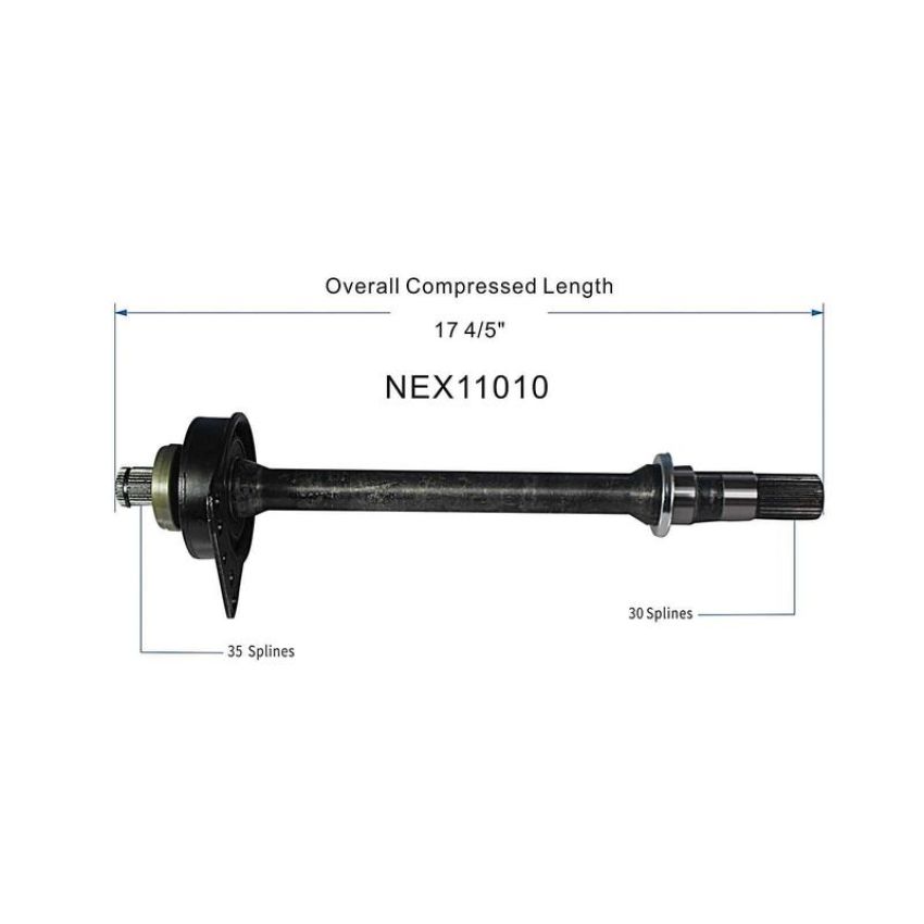 GSP NEX11010 Ford, Mazda (2.3 - FWD) CV Intermediate Shaft  - Front Right