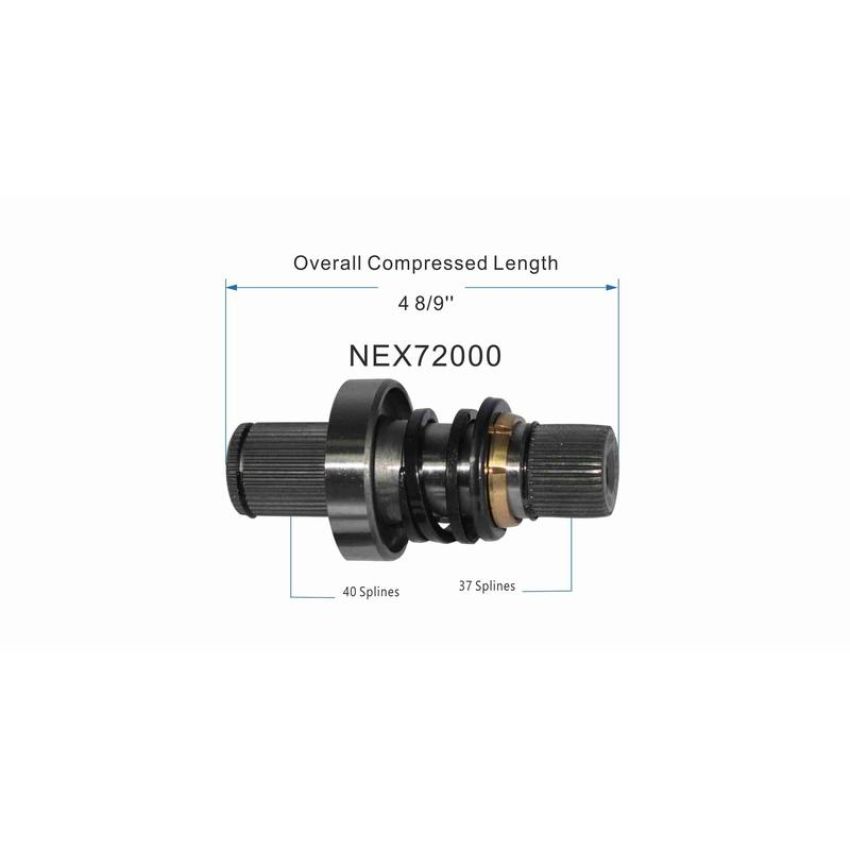GSP NEX72000 09-11 Volkswagen Tiguan CV Intermediate Shaft  - Front Right