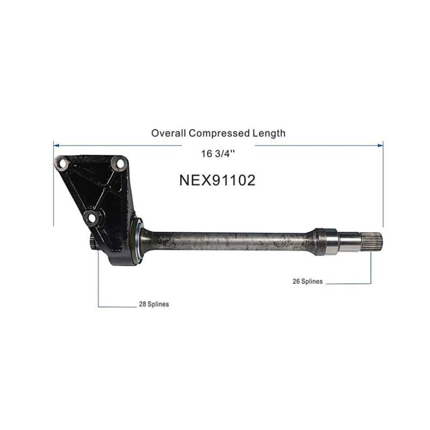 GSP NEX91102 06-11 Ford Focus (2.0) CV Intermediate Shaft  - Front Right