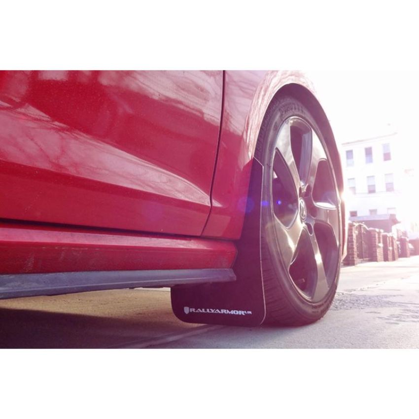 Rally Armor MF37-UR-RD/WH Red Mud Flap/White Logo