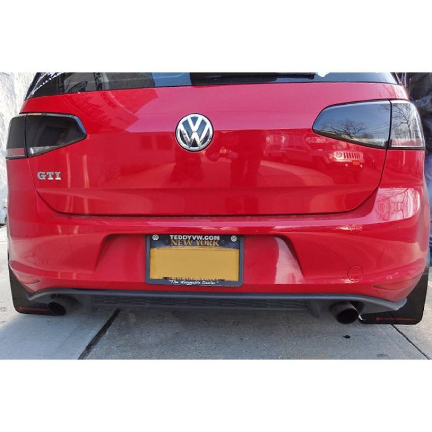 Rally Armor MF37-UR-RD/WH Red Mud Flap/White Logo