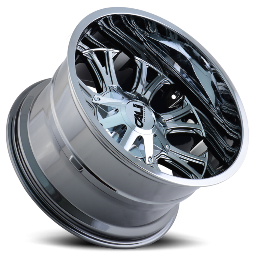 Cast Aluminum Wheels Americana 9101 CH 20x9 Chrome 8 On 165.1/8 On170 Bolt Pattern 0 Offset Cali Offroad Wheels