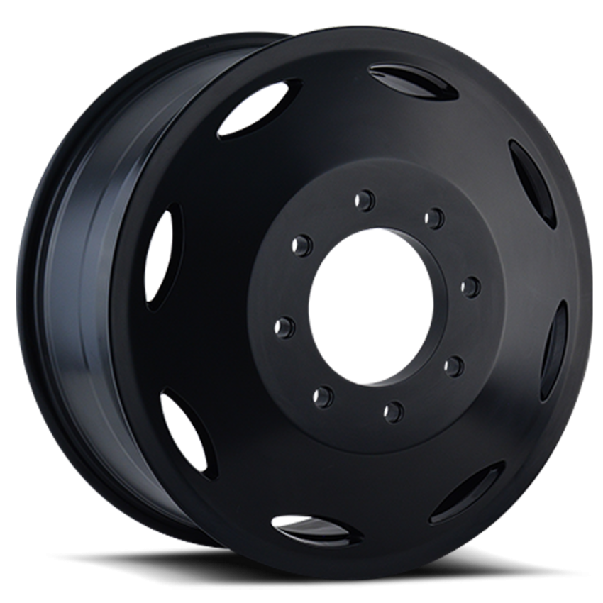 Dually Wheels Brutal Dually 9105 BK 20x8.25 Black 8 On 165.1 Bolt Pattern 115 Offset 121.3 Bore Cali Offroad Wheels