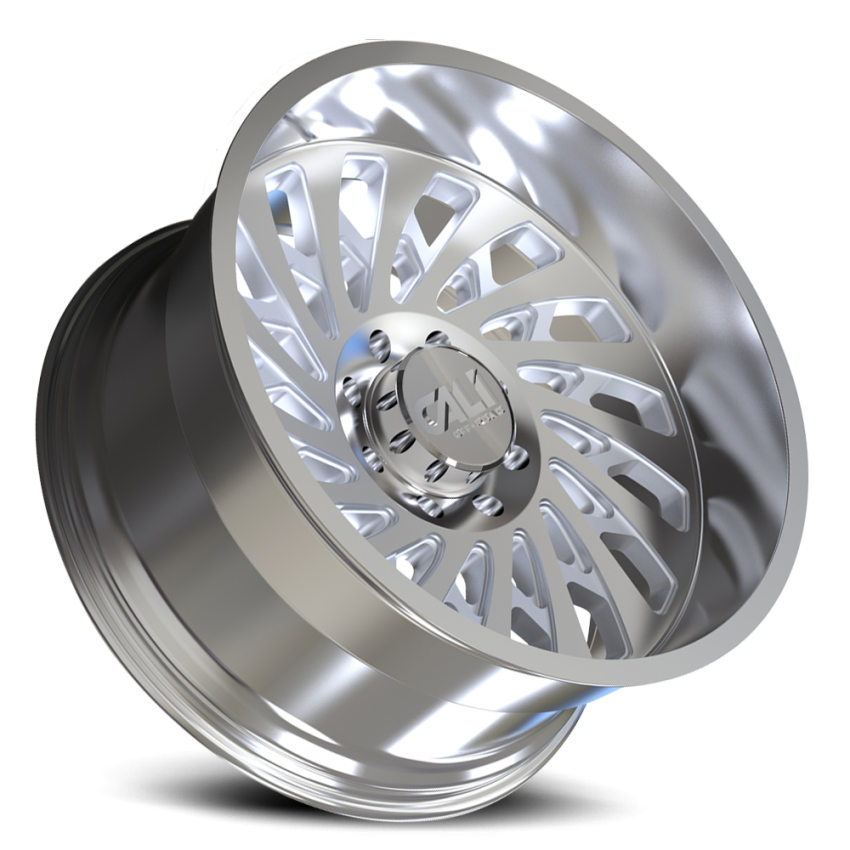 Cast Aluminum Wheels Switchback 9108 PO 20x10 Polished 6 On 139.7 Bolt Pattern -30 Offset Cali Offroad Wheels