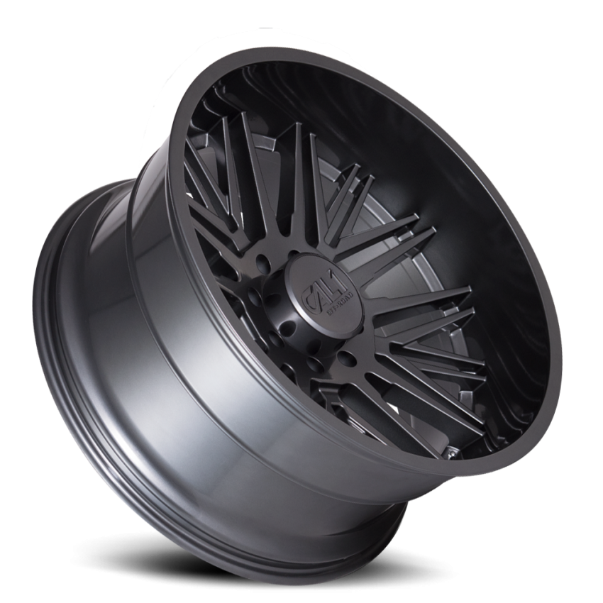 Cast Aluminum Wheels Rawkon 9109 SL 20x12 Graphite 8 On 180 Bolt Pattern -51 Offset Cali Offroad Wheels