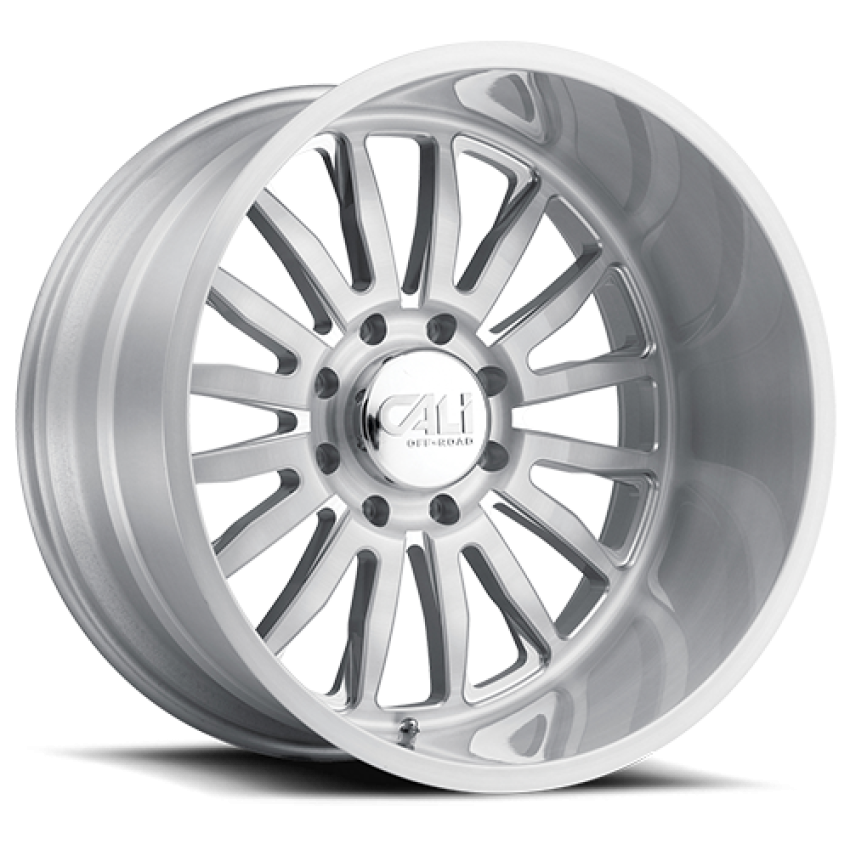 Cast Aluminum Wheels Summit 9110 SL 20x9 Brushed Brushed Silver 6 On 139.7 Bolt Pattern 0 Offset Cali Offroad Wheels