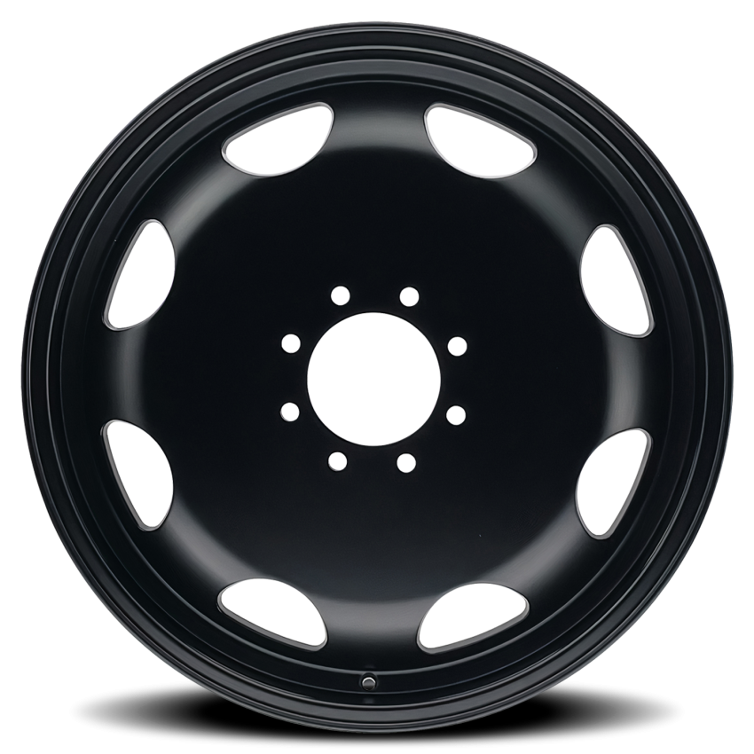 Dually Wheels Summit Dually 9110D MB 20x8.25 Matte Black 8 On 165.1 Bolt Pattern 100 Offset 121.3 Bore Cali Offroad Wheels