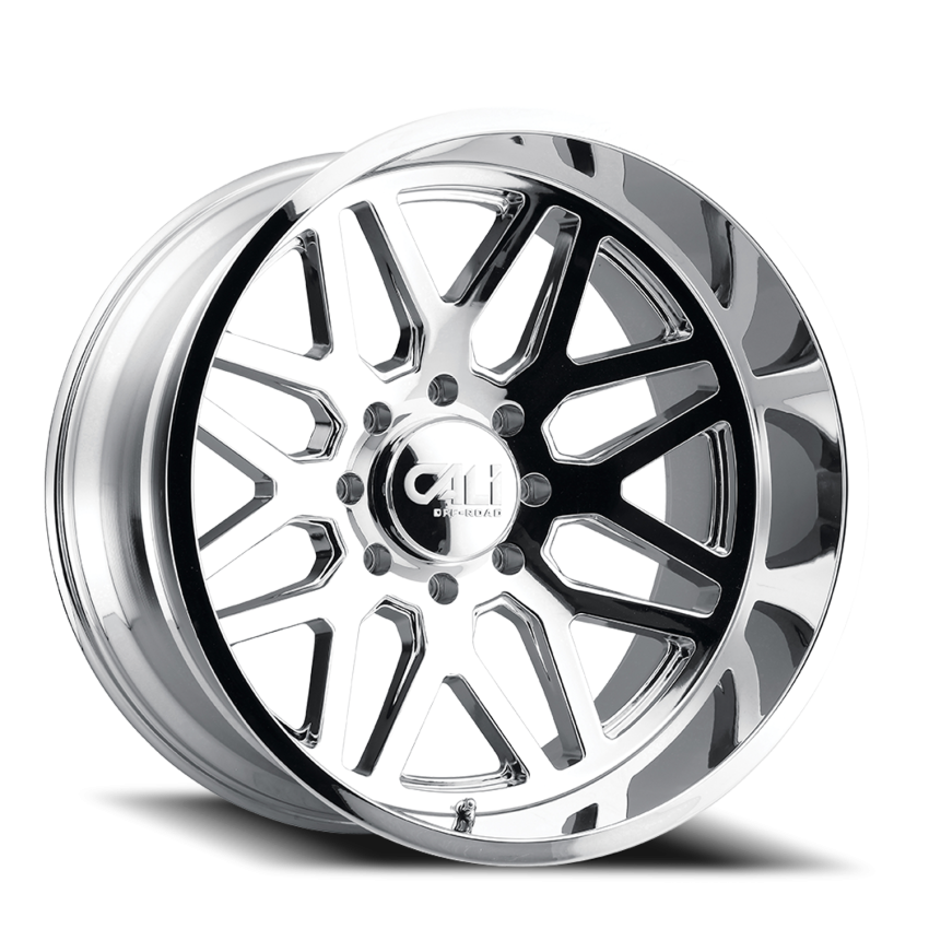 Cast Aluminum Wheels Invader 9115 CH 20x12 Chrome 6 On 135 Bolt Pattern -51 Offset Cali Offroad Wheels