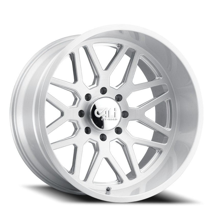 Cast Aluminum Wheels Invader 9115 BGC 20x12 Brushed Brushed 6 On 139.7 Bolt Pattern -51 Offset Cali Offroad Wheels