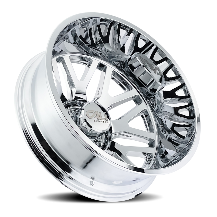 Dually Wheels Invader Dually 9115D CH 22x8.25 Chrome 8 On 200 Bolt Pattern -232 Offset Cali Offroad Wheels