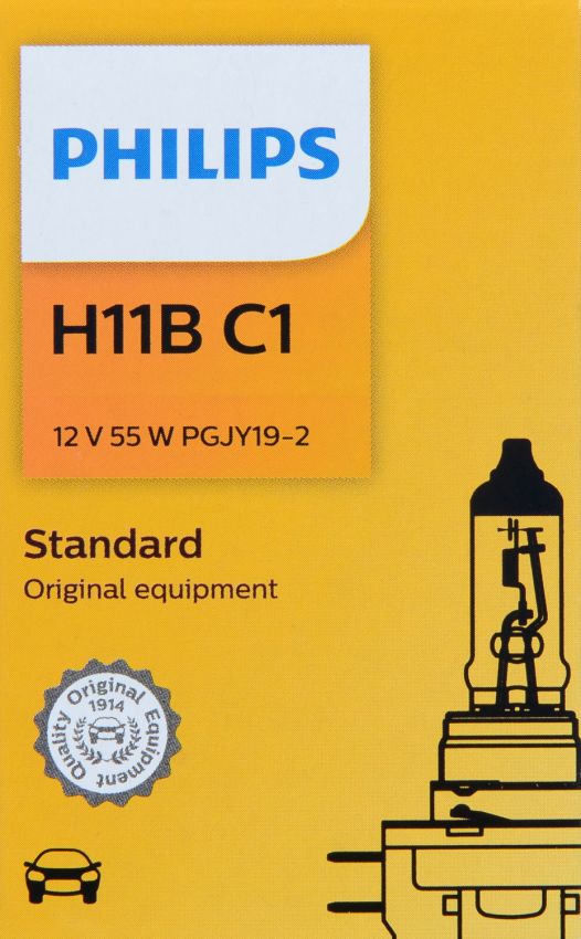 Philips H11BC1 Philips Standard Headlight H11B