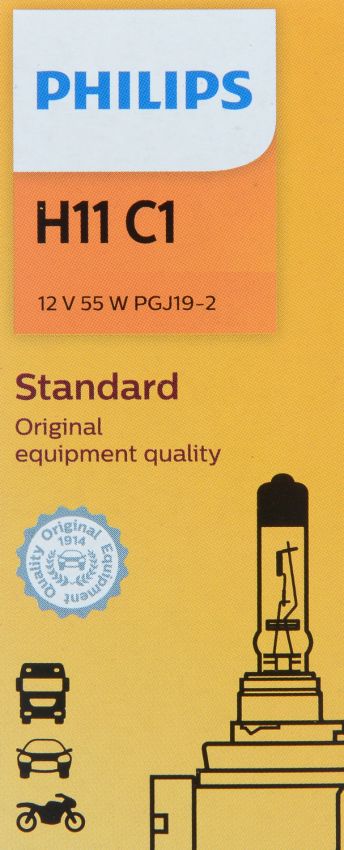 Philips 12362C1 Philips Standard Headlight 12362