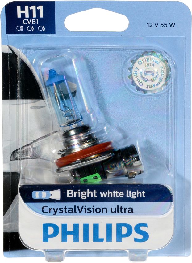 Philips H11CVB1 Philips CrystalVision ultra Headlight H11
