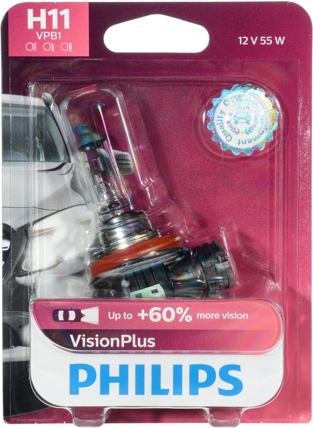 Philips H11VPB1 Philips VisionPlus Headlight H11