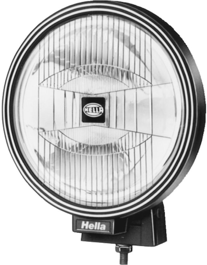 Hella H12800051 Rallye 3000 Halogen Driving Lamp With Blue Lens & Position Lamp 12V (Single)