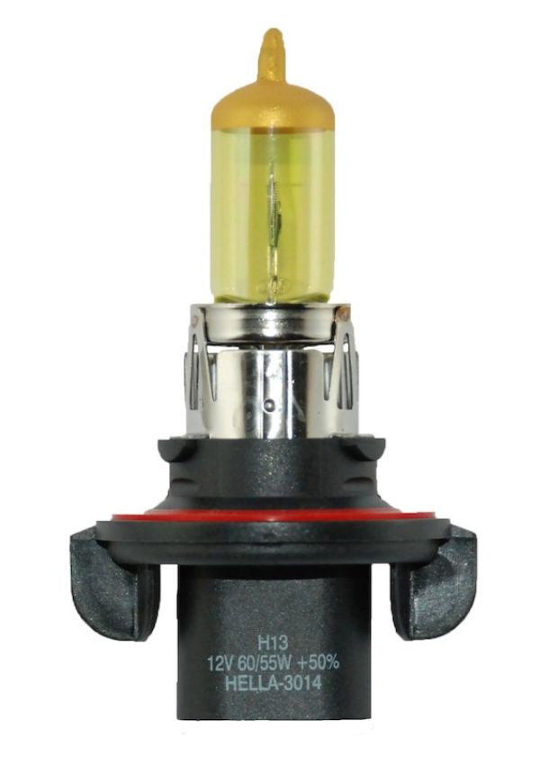 Hella H13 YL HELLA H13 YL Design Series Halogen Light Bulb