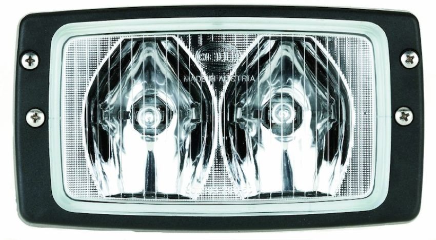 Hella H15213011 Module 6213 Halogen Double Beam Flush Mount Work Lamp (LR)