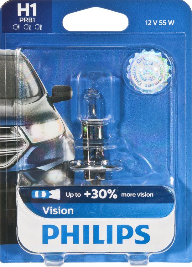 Philips H1PRB1 Philips Vision Headlight H1