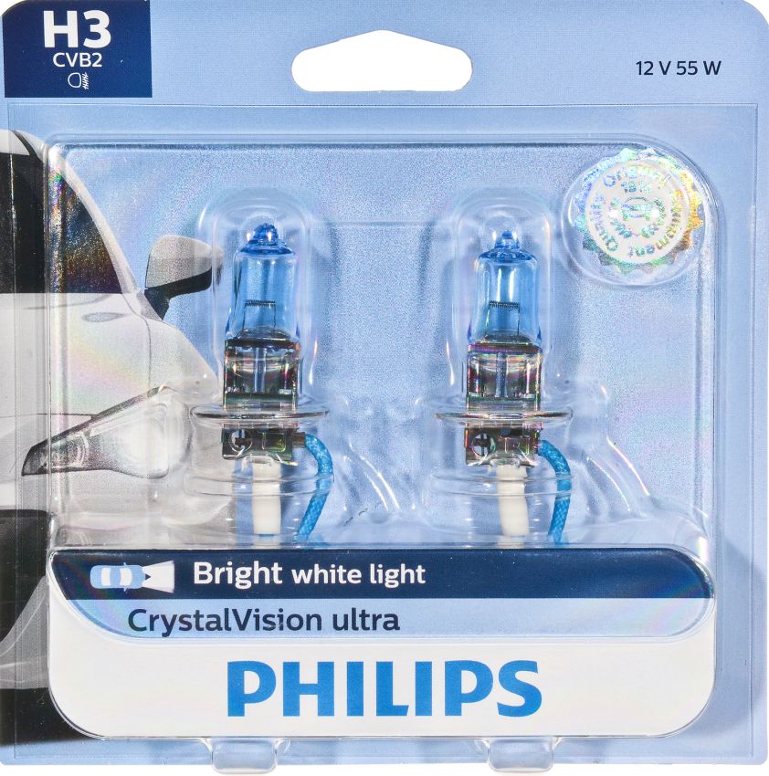 Philips H3CVB2 Philips CrystalVision ultra Headlight H3