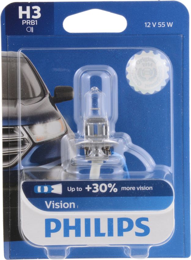 Philips H3PRB1 Philips Vision Headlight H3
