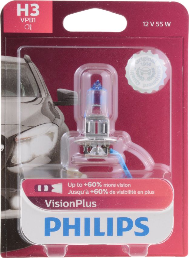 Philips H3VPB1 Philips VisionPlus Headlight H3
