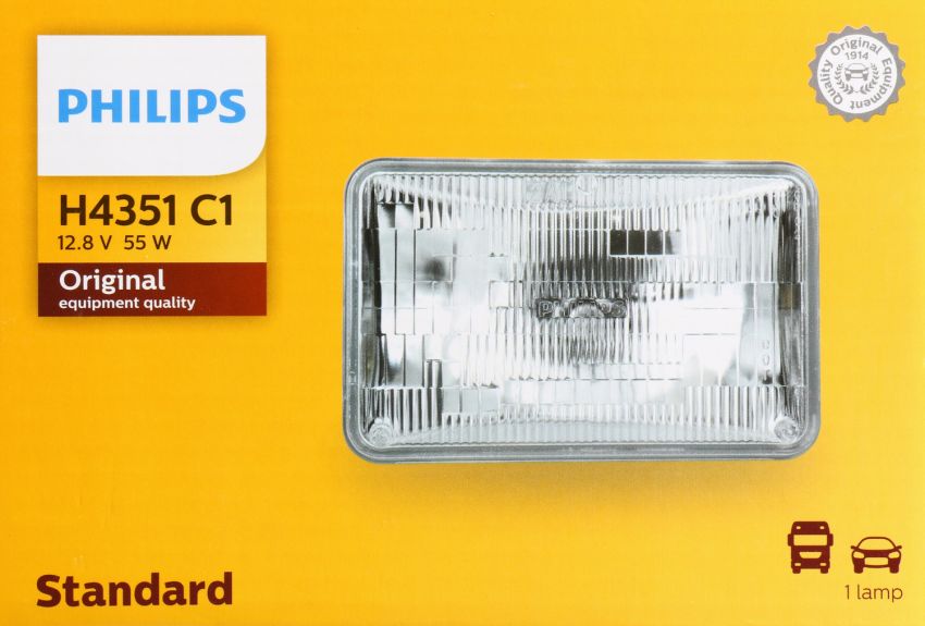 Philips H4351C1 Philips Standard Sealed Beam H4351