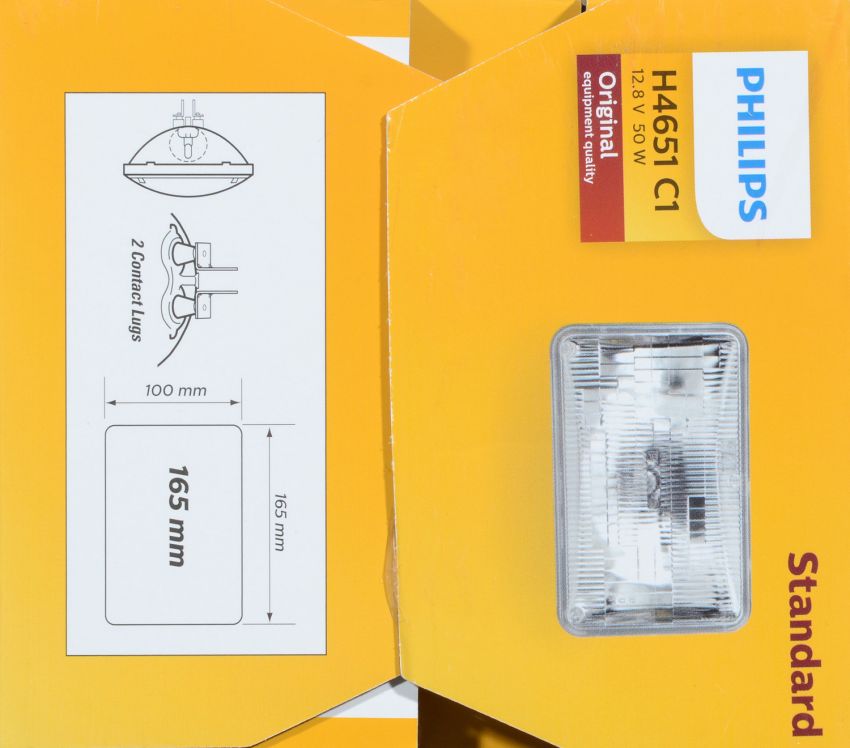 Philips H4651C1 Philips Standard Sealed Beam H4651
