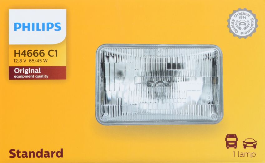 Philips H4666C1 Philips Standard Sealed Beam H4666