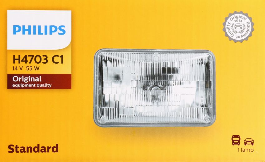 Philips H4703C1 Philips Standard Sealed Beam H4703