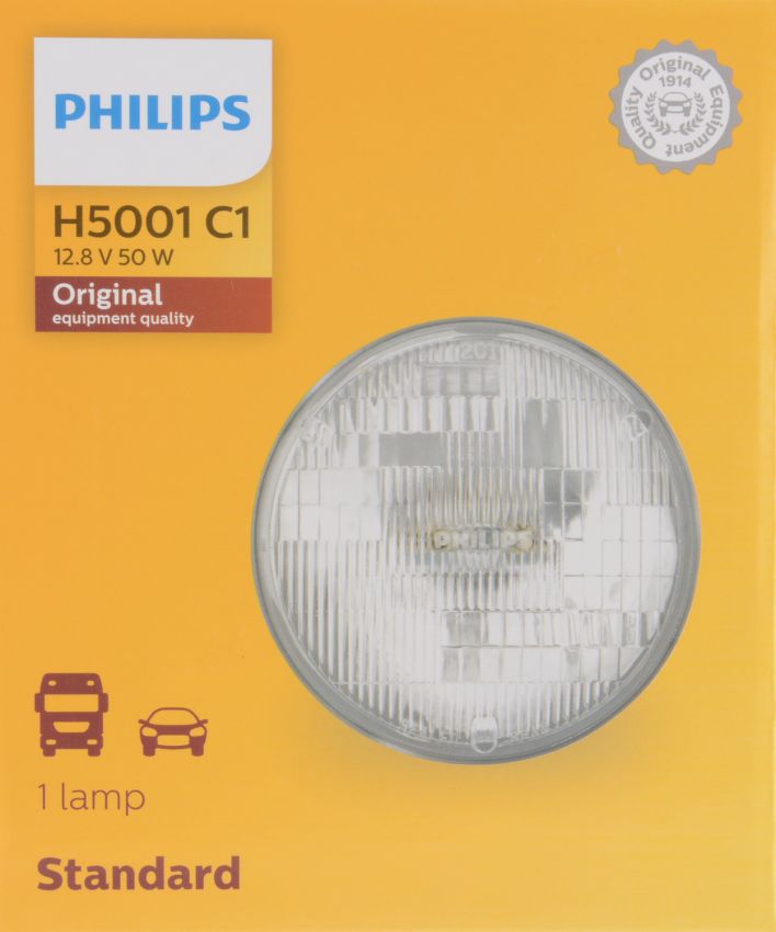 Philips H5001C1 Philips Standard Sealed Beam H5001