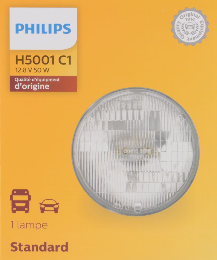 Philips H5001C1 Philips Standard Sealed Beam H5001