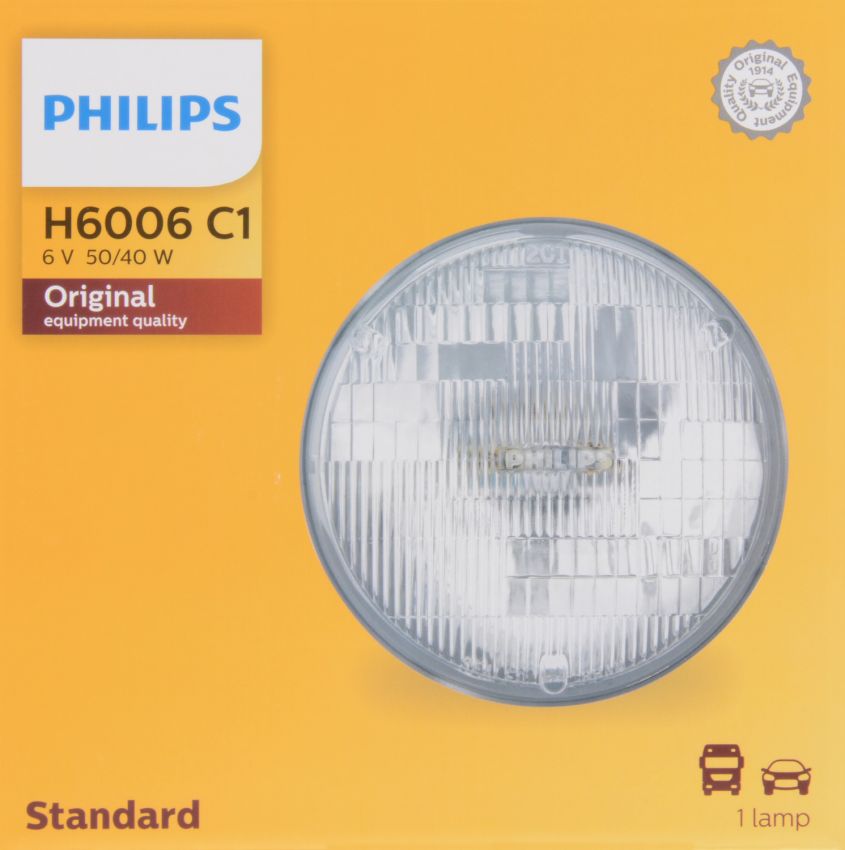 Philips H6006C1 Philips Standard Sealed Beam H6006