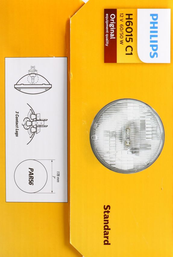 Philips H6015C1 Philips Standard Sealed Beam H6015