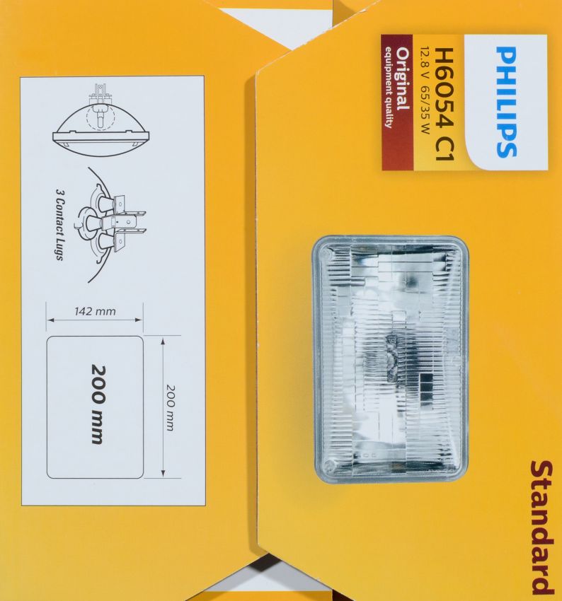 Philips H6054C1 Philips Standard Sealed Beam H6054