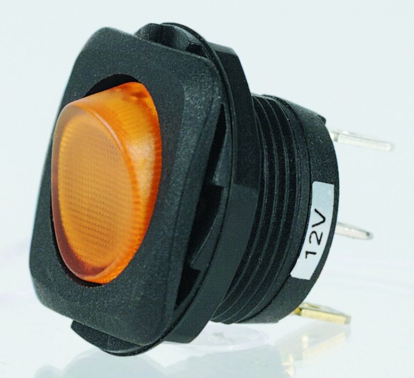 Hella H61925001 Switch Rocker SPST INC Amber