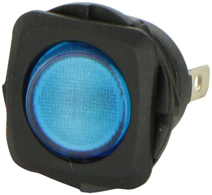 Hella H61926001 Switch Rocker SPST INC Blue