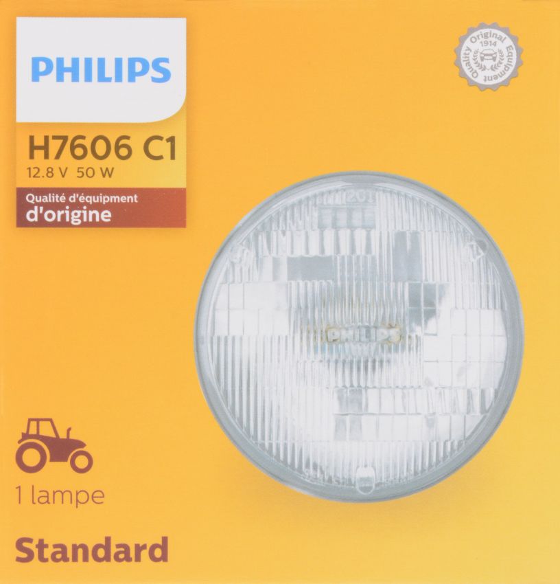Philips H7606C1 Philips Standard Sealed Beam H7606