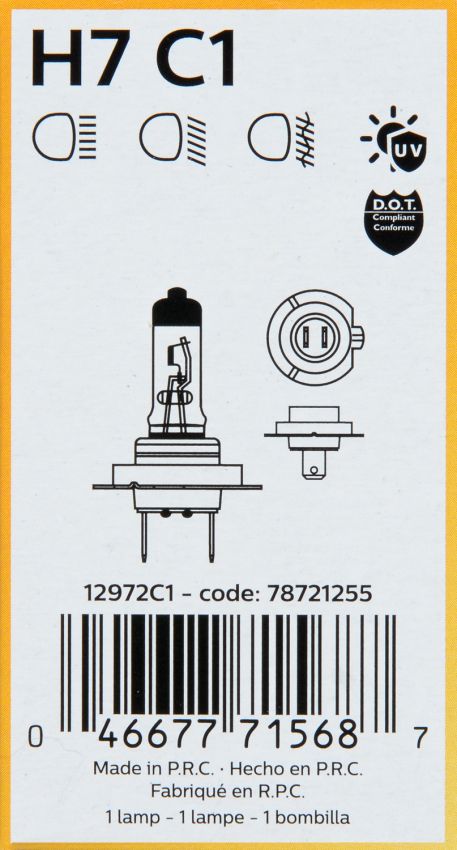 Philips H7C1 Philips Standard Headlight H7