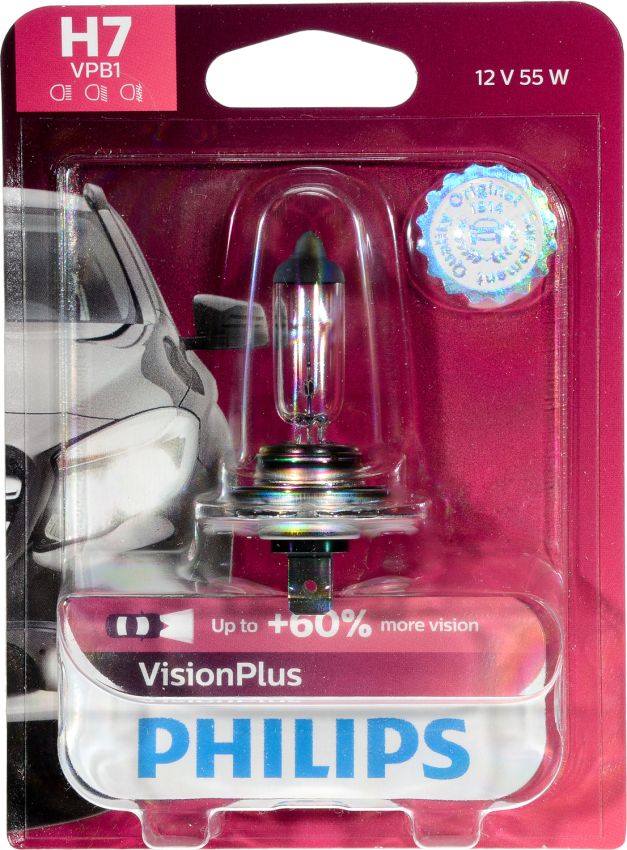 Philips H7VPB1 Philips VisionPlus Headlight H7