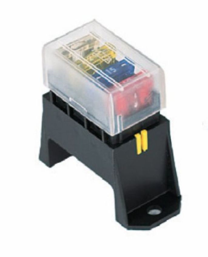 Hella H84960061 4-Way Axial Single Fuse Box