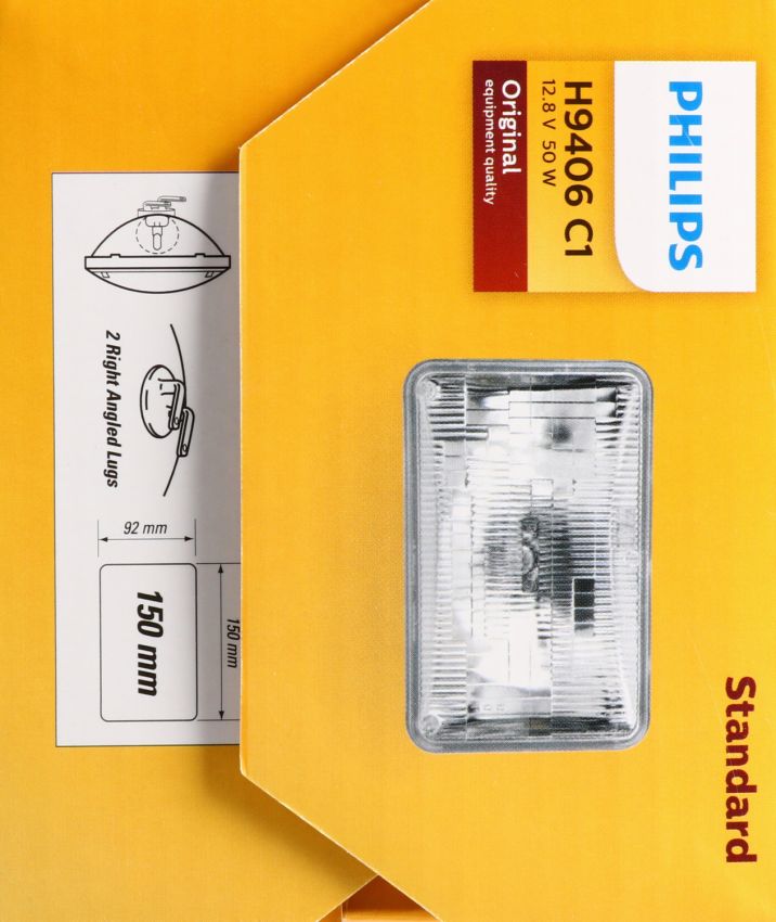 Philips H9406C1 Philips Standard Sealed Beam H9406