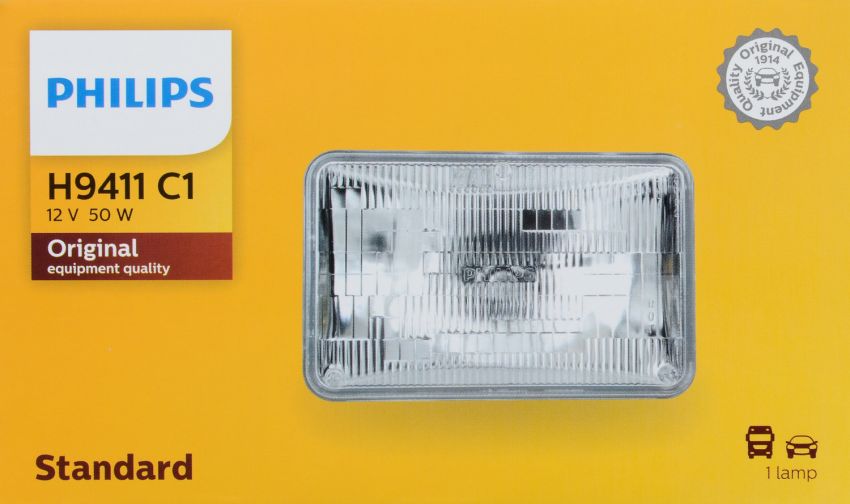 Philips H9411C1 Philips Standard Sealed Beam H9411