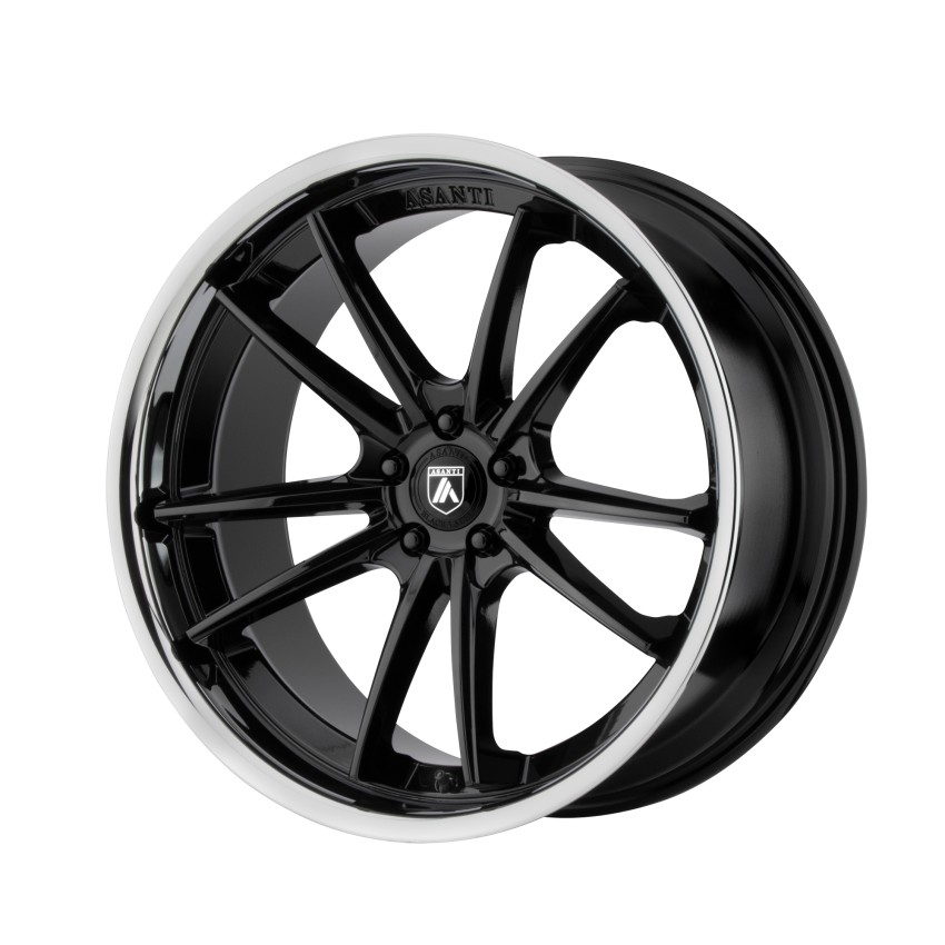 ABL23 22X9 5X4.5 G-BLK CHR LIP 32MM