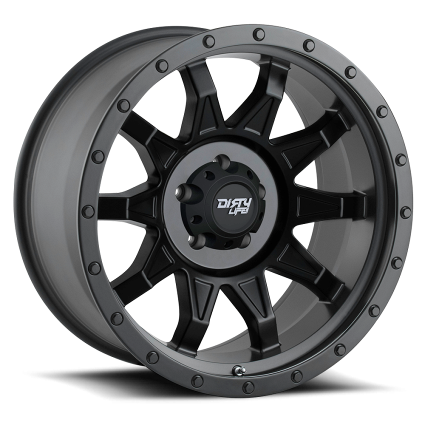 Dirty Life Race Wheels Roadkill 9301 Matte Black 18X9 8-165.1 -12Mm 130.8Mm