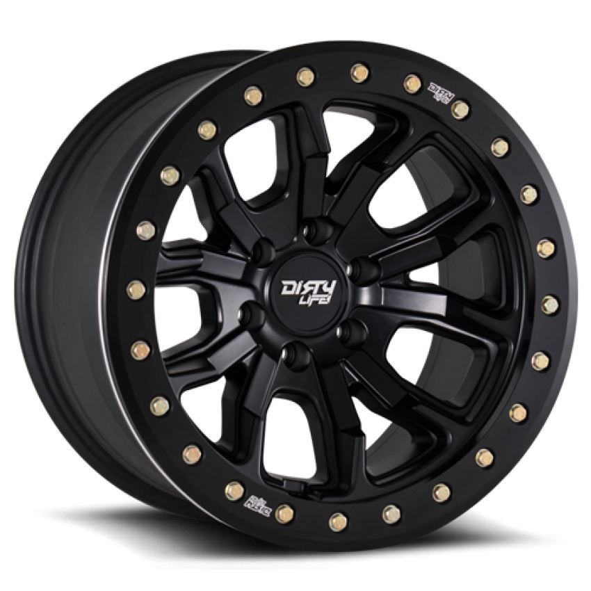 Dirty Life Race Wheels DT-1 9303 Satin Black 17X9 6-120 -12Mm 66.9Mm