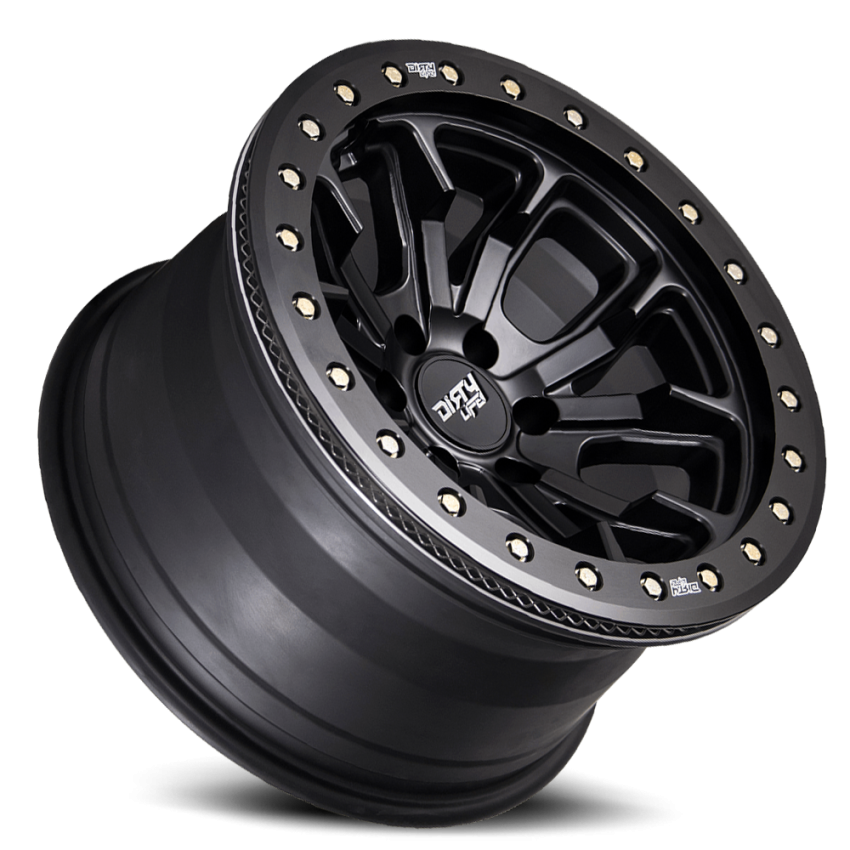 Dirty Life Race Wheels DT-1 9303 Satin Black 17X9 6-135 -12Mm 87.1Mm