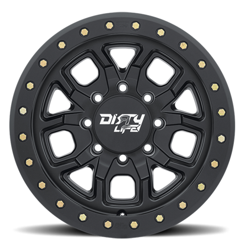 Dirty Life Race Wheels DT-1 9303 Satin Black 17X9 8-170 -12Mm 130.8Mm