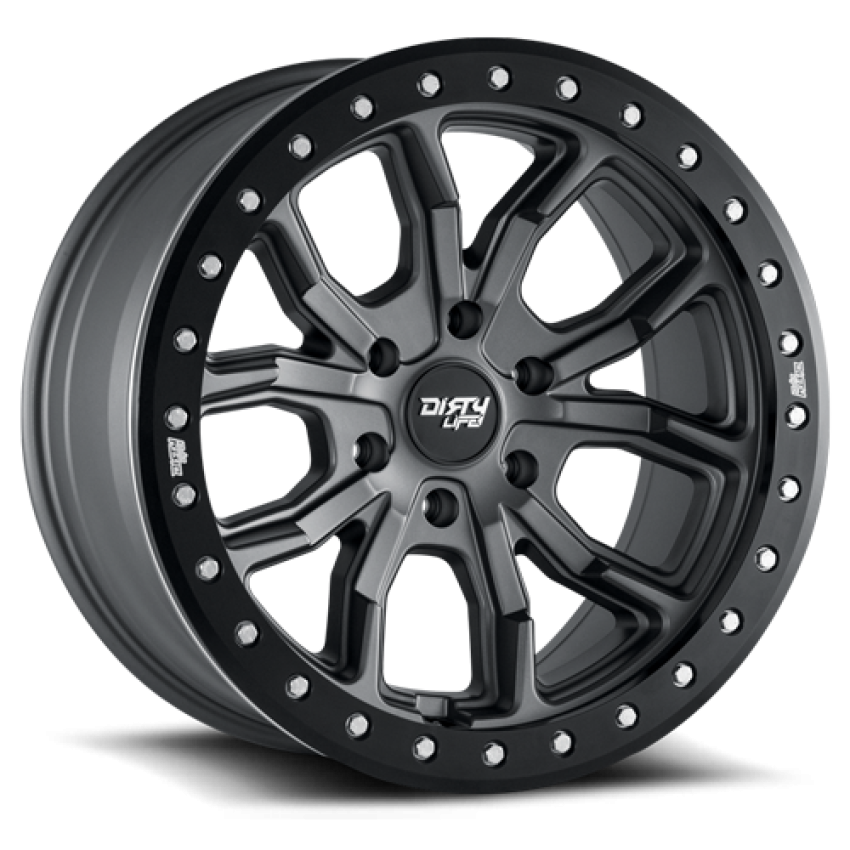 Dirty Life Race Wheels DT-1 9303 Satin Gunmetal 17X9 5-127 -12Mm 78.1Mm