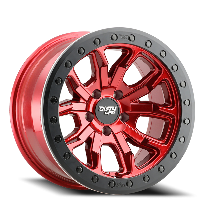 Dirty Life Race Wheels DT-1 9303 Crimson Candy Red 17X9 5-127 -12Mm 78.1Mm